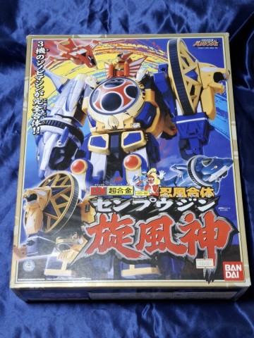 即決 放送当時物 バンダイ GD-42 忍風戦隊ハリケンジャー 忍風合体 旋風神＆カラクリ武器 /スーパー戦隊シリーズ ロボット DX超合金