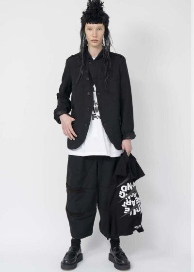 BLACK COMME des GARCONS 2025AW NIKEコラボTシャツバック ブラックコムデギャルソン ジュンヤ plus オムプリュス 希少 未使用