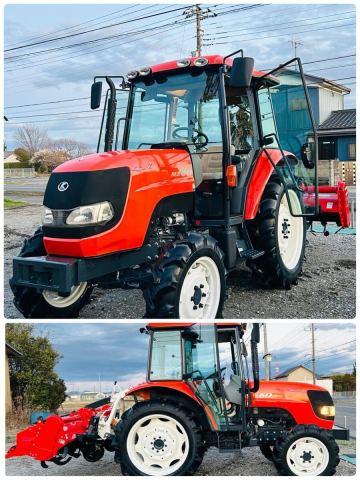 クボタトラクターMZ60★ 4WD★60馬力★ エアコンキャビン★710時間★PTO★ニプロロータリー付★SXL-2008★ パワステ