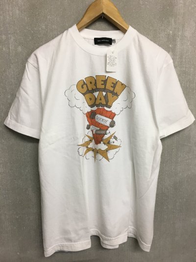◆GOOD ROCK SPEED 新品タグ付き グッドロックスピード GREENDAY GREEN DAY グリーンデイ アルバムジャケット プリント Tシャツ 白 サイズF
