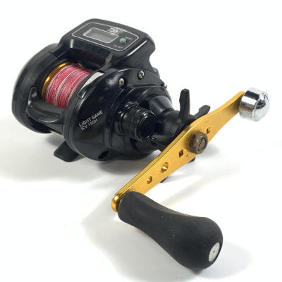 Daiwa ダイワ LIGHT GAME ICV150H 両軸リール ブラック系 釣具 フィッシング★現状品