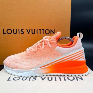 1円 【未使用級】 LOUIS VUITTON ルイヴィトン 【王者の貫禄】 V.N.Rライン ファブリック オレンジ メンズ スニーカー 靴 シューズ 25cm位