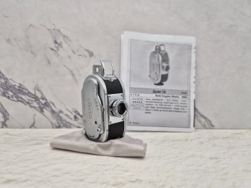 超超希少 Seiki Kogaku Seiki16 セイキコウガク 16mm 幻 ミニチュア カメラ / キャノン 精機光学 博物館級 国産カメラ図鑑掲載品 豆カメラ