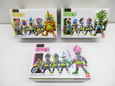 s62015-oe [送料950円] 開封済み未使用○3個セット コンバージ 仮面ライダー PB11-13 仮面ライダー エグゼイド [061-260419]