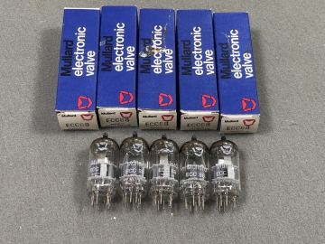 Mullard ECC88 / 6DJ8 / 真空管 新品　5本．No.02