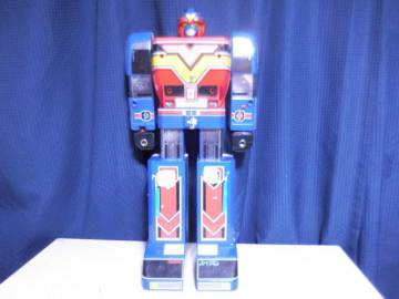  BANDAI バンダイ 地球戦隊ファイブマン ファイブマン ファイブロボ ジャンボマシンダー 1990 日本製 全長約53cm ジャンク