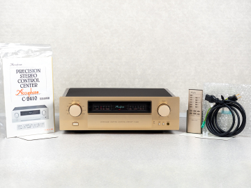 Accuphase アキュフェーズ C-2410 プリアンプ 高品位な微粒子感と深い低域！ オーディオ コントロール アンプ 