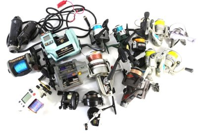 【ト足】 電動リール スピニングリール 他 まとめ Mitchell ミッチェル 324 シマノ SHIMANO ダイワ DAIWA リョービ 釣り具 CF061CHH27