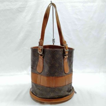 5点以上落札で送料無料！ LOUIS VUITTON ルイヴィトン モノグラム バケツ型 ブラウン ショルダーバッグ 4748452