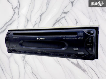 【当時物 // 即納！】SONY ソニー 車載用 CDプレーヤー カーオーディオ オーディオ 1DIN CD CDX-S2000 棚28A
