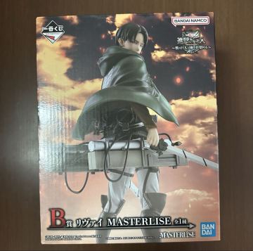 一番くじ 進撃の巨人 ～獣の巨人は俺が仕留める～☆B賞 リヴァイ MASTERLISE 全1種