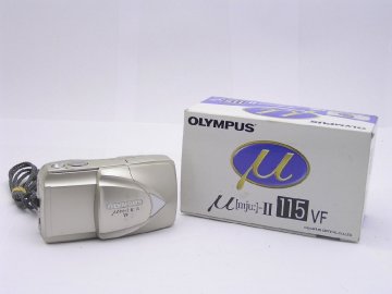 1円★ハローカメラ★1283 オリンパス OLYMPUS &mu;-II 115VF ZOOM 38-115mm No.2269017 箱付 動作品 現状 即決有り★★