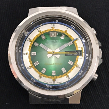 セイコー 5 スポーツ スピードタイマー ハルク デイデイト 自動巻 腕時計 7015-7020 稼働品 フェイスのみ SEIKO