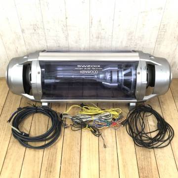 ＊KENWOOD SW201X チューンアップ サブウーファー カーオーディオ 車載 ウーハー ケンウッド TUNE UP SUB WOOFER SYSTEM 動作未確認
