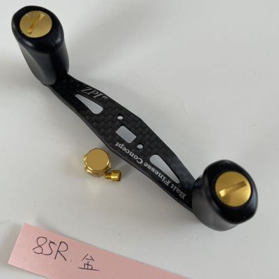 金　長期保存品　アウトレット　ZPI　アブ/ダイワ　85ｍｍ　オフセット　カーボンハンドル　ナット選択可