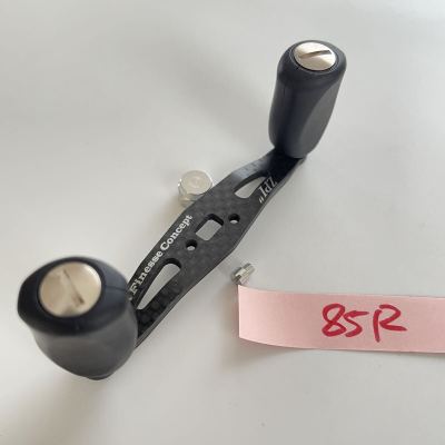 シルバー　長期保存品　アウトレット　ZPI　アブ/ダイワ　85ｍｍ　オフセット　カーボンハンドル　ナット選択可