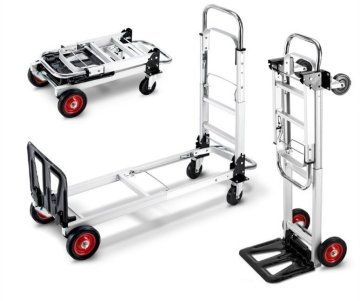 キャリーカート 台車 軽量 2way 荷車 折りたたみ アルミ合金 台車 耐荷重150kg 小型 ミニ アウトドア コンパクト 静音 手押し キャスター付