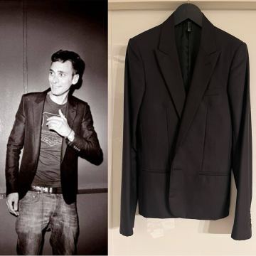 未使用 05AW エディ期 46 ディオールオム チューブジャケット テーラード セリーヌ及びサンローランパリのデザイナーのエディスリマン着