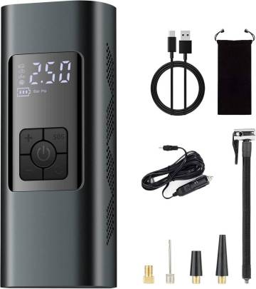 空気入れ 電動 電動エアーポンプ 充電式 エアコンプレッサー コードレス充電式 エアーポンプ 携帯空気ポンプ 150PSI 6000mAh 