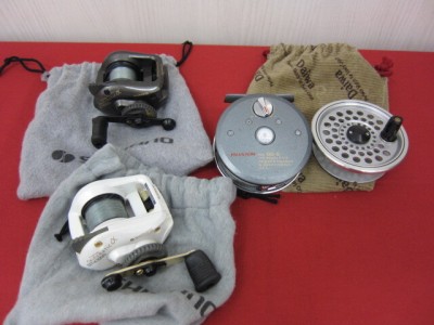 K【655】★リールおまとめ★Daiwa SHIMANO GT-X1000 GT1000 FLY GS-5 釣り具 チタノス フライリール 経年保管品
