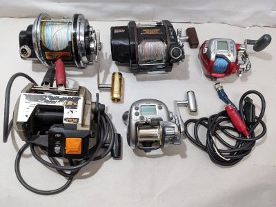 (管42140)ジャンク ダイワ シーボーグ 400FBe オリムピック シーハンター 02MD-Ⅱ 1/0SD リョービ アドベンチャー 電動VS 700AC 他