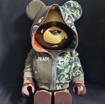 A BATHING APE READYMADE BE@RBRICK ベアブリック 1000% フィギュア シャークフーディ 1円スタート 1スタ