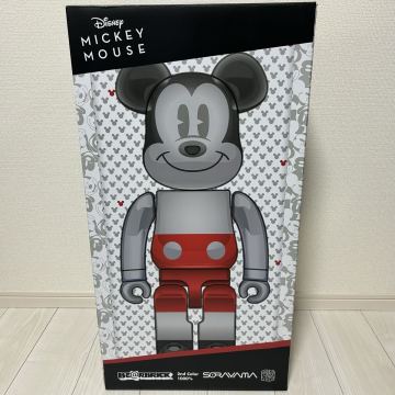 BE@RBRICK MICKEY 2nd 1000% SORAYAMA 空山基 ベアブリック フィギュア ミッキー ディズニー メディコムトイ フィギュア 1スタ 1円スタート