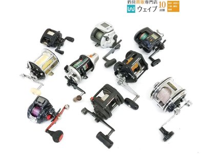 ダイワ シーライン 350L・リョービ カウントマスター 船 70 他 計9点 ジャンクベイトリールセット