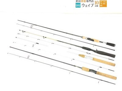 シマノ バンタム エクセージ-1602-2・アクシス 260PFF-2・ACT4 バスSP662ML 他 計4点 バスロッドセット