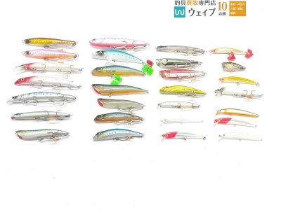 デュエル ハードコア モンスターショット 125S、デュオ レアリス ファングスティック 150、ダイワ TDミノー SP 等 計28点セット