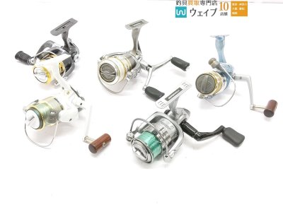 シマノ バイオマスター XT 2000、ダイワ レブロス MX 2506、アブガルシア カーディナル II S2000 等 計5点セット