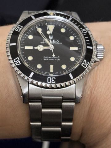 ロレックス サブマリーナ 5512 Submariner 2line No Date Meters First PCG (Pointed Crown Guards) Vintage1963 