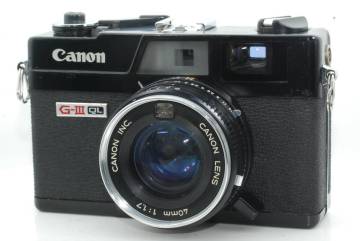 ☆完動品☆ 1円スタート CANON Canonet キャノネット QL17 GIII G3 ブラック ★美品★ フィルムカメラ レンジファインダー