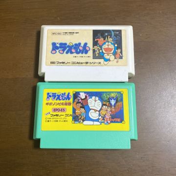 ファミコンソフト　ドラえもんとドラえもん ギガゾンビの逆襲の2本セット