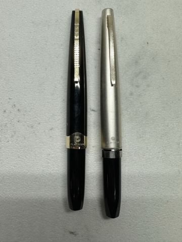 【筆先 14K&18K刻印あり】プラチナ万年筆 2本セット 1円〜【365.YUB】 