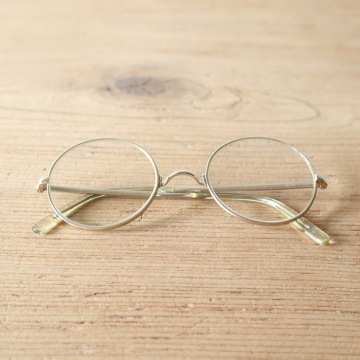 K14WG 14金ホワイトゴールド メガネ 高島屋 度入メガネ TAKASHIMAYA ゴールドジュエリー素材