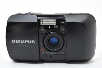 9881-60 Olympus &mu;[mju;] Lens 35mm 1:3.5 コンパクトフィルムカメラ オリンパス ミュー &mu; 単焦点 シャッター,フラッシュ発光OK ※1