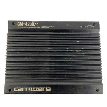 carrozzeria カロッツェリア GM-4200X カーアンプ 120W+120W/4&Omega;○簡易検査品