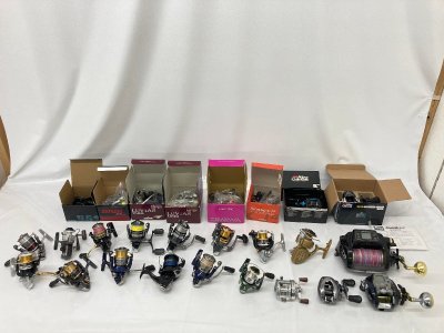 【ジャンク・現状品】ダイワ/シマノ/アブガルシア 他 リール まとめセット DAIWA/SHIMANO/AbuGarcia スピニング/ベイト 他 wa◇119