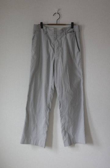 2002 メンズ初期 本人期 MAISON MARTIN MARGIELA メゾンマルタンマルジェラ ストライプアナトミックパンツ アーティザナル