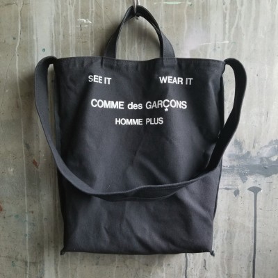 COMME des GARCONS HOMME PLUS 01aw インサイドロゴ 2way ショルダーバッグ コムデギャルソンオムプリュス 2001aw SEE IT WEAR IT