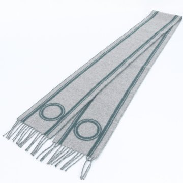 1円■美品■エルメス■タグ付■バンド ドゥ レポ カシミヤ 100％ マフラー バイカラー ストール レディース EEE DP45-8