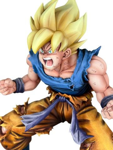 リペイントフィギュア 超サイヤ人孫悟空 MASTERLISE B賞 フィギュア 一番くじ ドラゴンボール BATTLE OF THE SUPER SAIYAN 塗装 カスタム