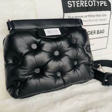 未使用 Maison Margiela グラムスラム クラシック スモール 黒 ショルダーバッグ 