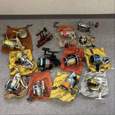 SHIMANO Daiwa RYOBIなど リール フィッシング まとめ売り 13個セット 釣り具 釣り用品 釣具