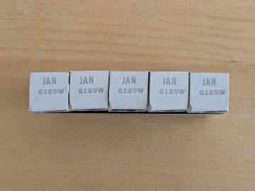 JAN GE 6189W(12AU7高信頼管) 5本