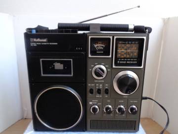 National ナショナル RQ-585　SW1～SW4/MW/FM 　BCL6バンド　ラジカセ　整備作動品　