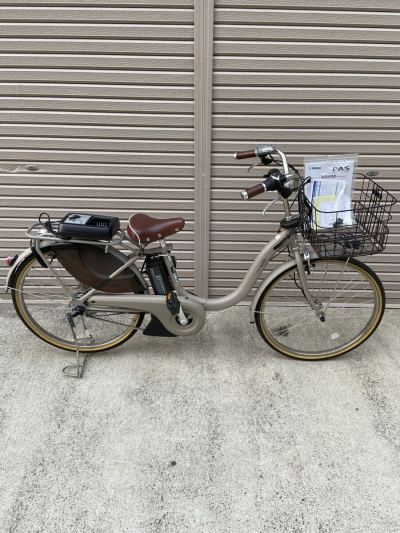 N【500円スタート】YAMAHA PAS 電動アシスト自転車 23PAS With DX 24インチ 感度良好 ヤマハ パス ウィズ デラックス 電動自転車 充電器付