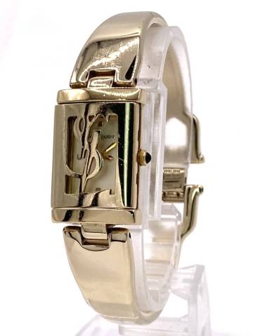 T◇ １円スタート　YSL　YVES SAINT LAURENT　イブサンローラン　40周年記念モデル　40th Anniversary　腕時計　レディース　ゴールド