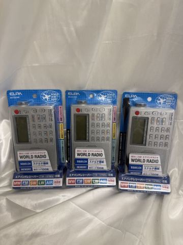ELPA ER-C57WR ワールドラジオ 3点セット
